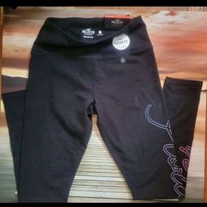 HOLLISTER LEGGINGS pink/purple/black